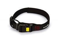 Beeztees Parinca Premium - Hondenhalsband - Nylon - Zwart - 60-65 cm x 35 mm