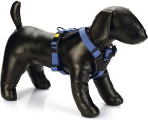 Beeztees Premium Parinca Y-tuig - Hondentuig - Nylon - Blauw - 38-48 cm x 20 mm