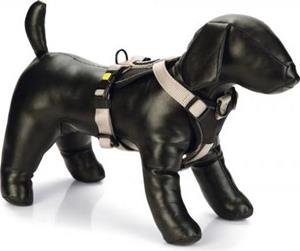 Beeztees Parinca Premium Y-Tuig - Hondentuig - Nylon - Lichtgrijs - 38- 48 cm x 20 mm
