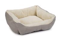 Beeztees Pluche Ligbed Mogina Grijs