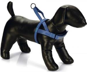 Beeztees Parinca Premium Comfort - Hondentuig - Nylon - Blauw - 82- 105 cm x 30 mm