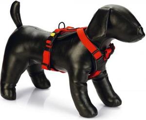 Beeztees Parinca Premium Y-Tuig - Hondentuig - Nylon - Rood - 60-76 cm x 25 mm