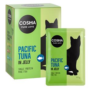 6x100g Original Vershoudzakjes Pacifische tonijn Cosma Kattenvoer