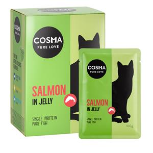 6x100g Original Vershoudzakjes Zalm Cosma Kattenvoer