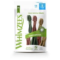 whimzees Tandenborstel Voordeel Verpakking - Hondensnacks - 8.6 cm 230 g 14 stuks S