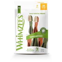 whimzees Tandenborstel Voordeel Verpakking - Hondensnacks - 11.4 cm 230 g 7 stuks M