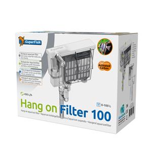 Superfish Hang On Filter 100 - Externe Aquariumfilter voor Helder en Gezond Water