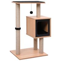VidaXL Kattenkrabpaal met sisal krabmat 82 cm