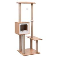 VidaXL Kattenkrabpaal met sisal krabmat 129 cm