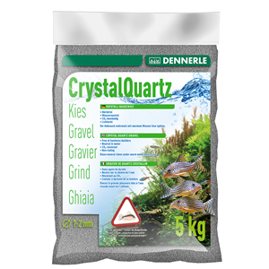 Dennerle Kristall Quarzkies 5kg Schiefergrau