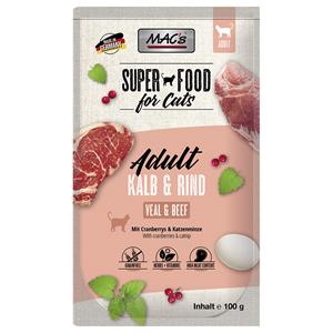 MAC's MAC´s Cat Maaltijdzakjes 24 x 100 g Kattenvoer - Kalf & Rund