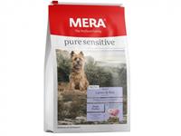 4 kg mera pure sensitive Mini lam & rijst hondenvoer droog