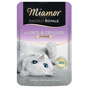Voordeelpakket Miamor Ragout Royal in Saus 22 x 100 g Kattenvoer - Kip & Gevogelte