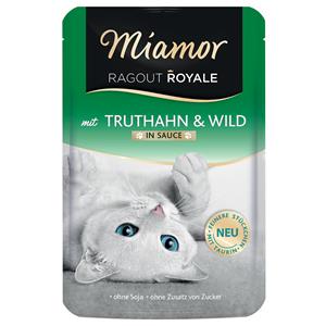 Miamor Ragout Royal in Saus Kattenvoer 22 x 100 g - Kalkoen & Wild