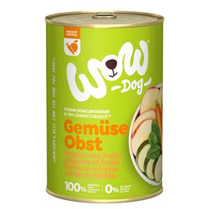 WOW! PUUR 100% hondenvoer - Groenten en Fruit - blik - 6x400g