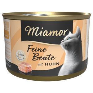 Miamor Fijne Prooi Kattenvoer 24 x 185 g - Kip