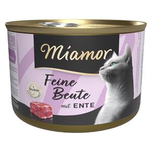 Miamor Fijne Prooi Kattenvoer 12 x 185 g - Eend