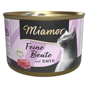 Miamor Fijne Prooi Kattenvoer 24 x 185 g - Eend