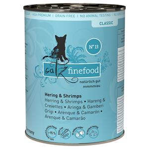 6x400g Haring/Krab Catz Finefood Kattenvoer