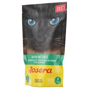 16x70g Kip met Eend Josera Filet Kattenvoer nat