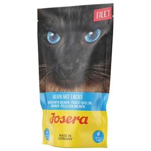 16x70g Kip met Zalm Josera Filet Kattenvoer nat