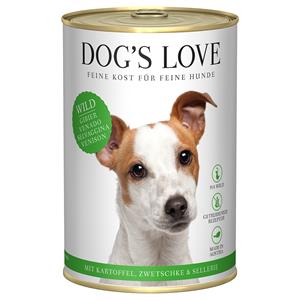 Dog´s Love 6x 400g Dog's Love Adult Wild hondenvoer nat