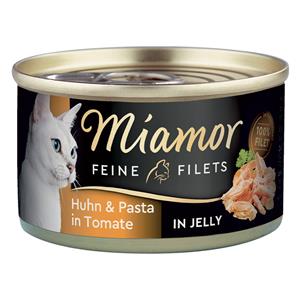 Miamor Fijne Filets Kattenvoer 1 x 100 g - Kip & Pasta