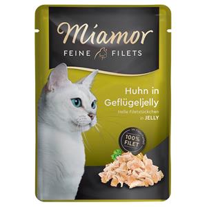Miamor Fijne Filets 6 x 100 g Kattenvoer - Kip in Gevogeltegelei