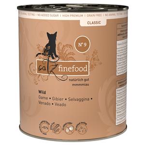 catz finefood Blik 6 x 800 g Kattenvoer - Wild