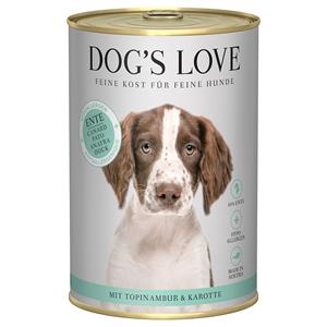 Dog´s Love 6x 400g Dog's Love Hypoallergeen Eendenvoer Nat