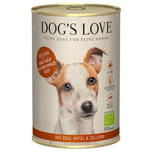 Dog´s Love 6x 400g Dog's Love Organic Beef Hondenvoer Nat