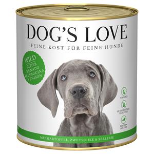 Dog´s Love 6x 800g Dog's Love Adult Wild hondenvoer nat