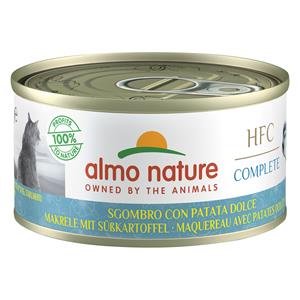 Almo Nature HFC Complete 6 x 70 g - Makreel met Zoete Aardappel