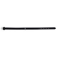 Trixie Active Halsband leather S: 31-37 cm/16 mm Zwart