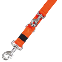 Nylon-Führleinen Sportiv, Farbe: Orange