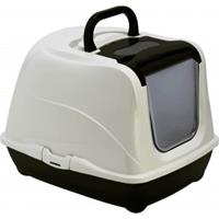 Moderna kattenbak Flip Cat zwart/wit 50x39x37cm