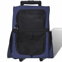 VidaXL Huisdierentrolley inklapbaar blauw