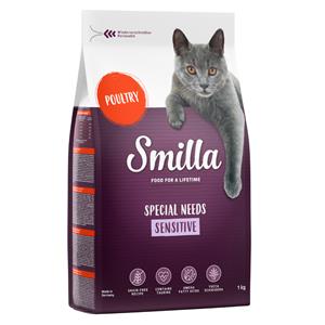 1kg Adult Sensitive Graanvrij Smilla Kattenvoer