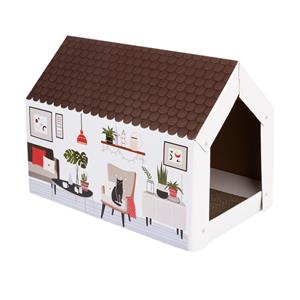 Zooplus Exclusive Kattenhuis Home incl. Krabplank L58 x B36 x H41 cm
