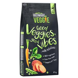 Greenwoods Veggie (Zoete) Aardappel met  Erwten, Wortel en Spinazie Hondenvoer 12 kg