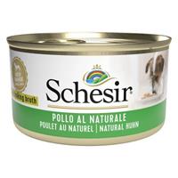 Schesir Hondenvoer Kip Naturel in Bouillon 85 gr
