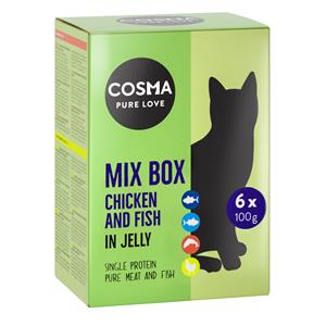 6x100g Original Vershoudzakjes Cosma Kattenvoer