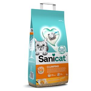 8l Sanicat Vanille & Mandarijn Klonterende Kattenbakvulling