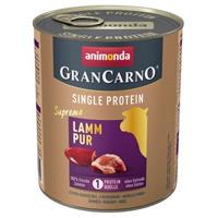 Animonda GranCarno 6x800g Adult Single Protein Supreme  Lam Puur Hondenvoer nat