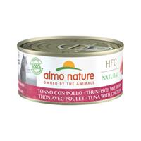 Almo Nature HFC Natural Kattenvoer - Tonijn & Kip - 24 x 150 g