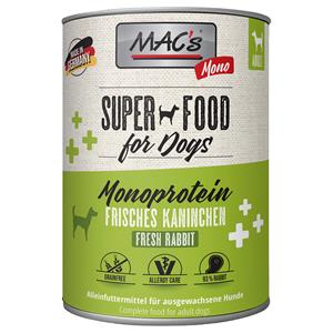 6x800g Mono Sensitive Konijn MAC's Hondenvoer