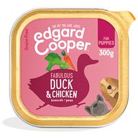 Edgard&Cooper Kuipje Vers Vlees Puppy Hondenvoer Eend - Kip 300 gr
