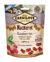 vandermeer CARNILOVE CRUNCHY SNACK MAKREEL / FRAMBOOS 200 GR