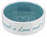 Trixie Keramische Voer/Waterbak Pet's Home Blauw ø 12 cm
