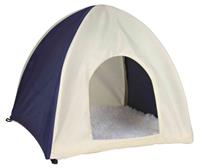 TRIXIE knaagdierhuis wigwam nylon donkerblauw / beige